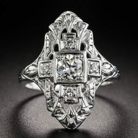 Beautiful Silver Ring with Unique Style