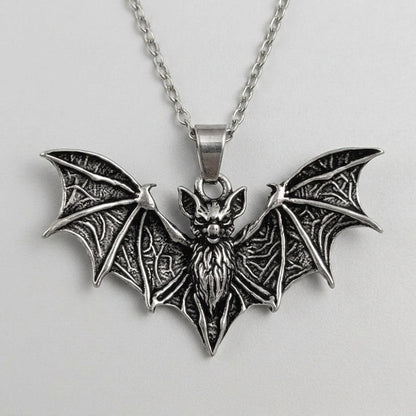 Cursed Bat Gothic Necklace