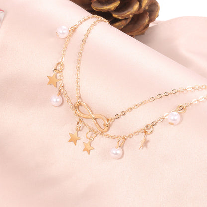 Delicate Artisan Pearl Anklet