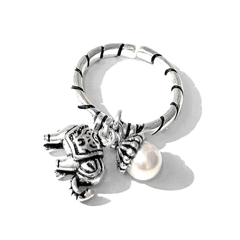 Delicate Artisan Silver Ring