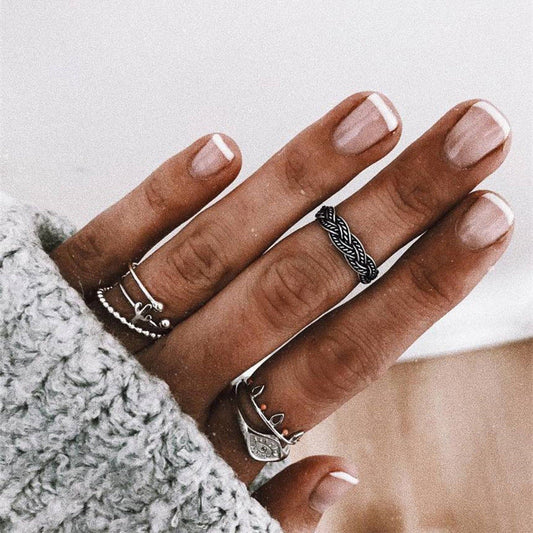 Delicate Artisan Silver Set