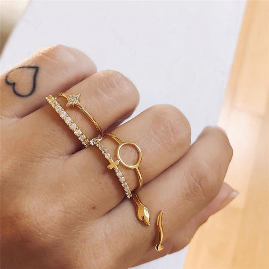 Delicate Artisan Gold Ring