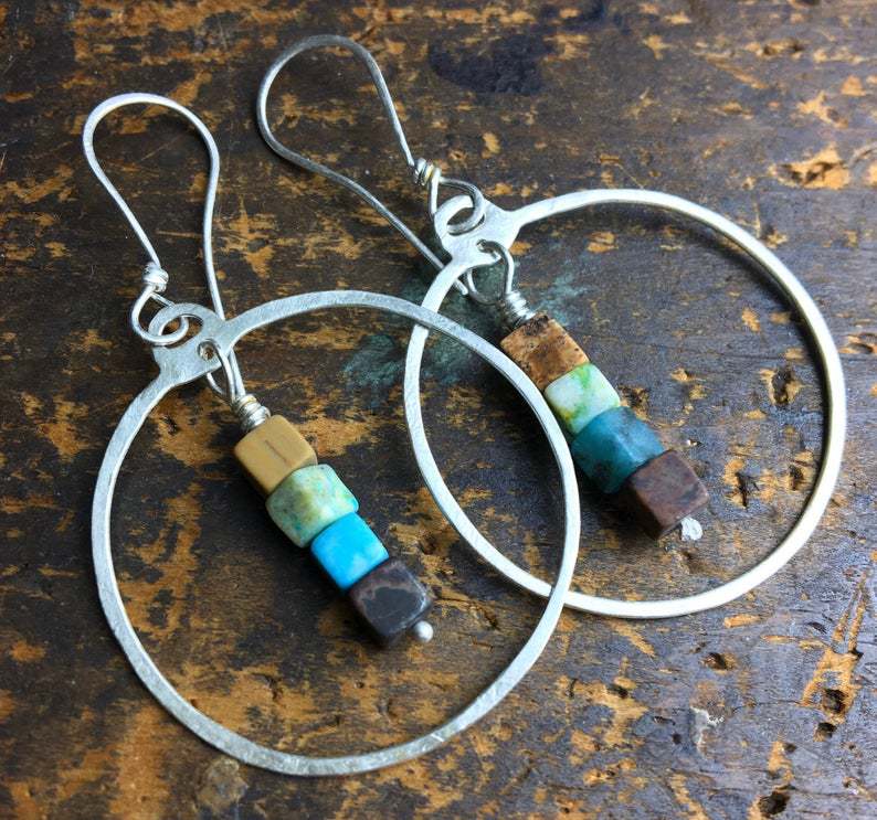 Delicate Artisan Silver Earring