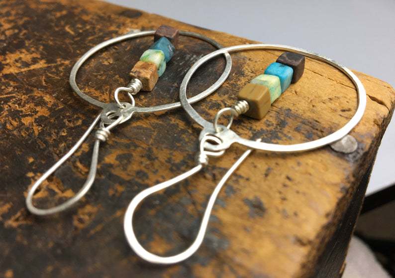 Delicate Artisan Silver Earring