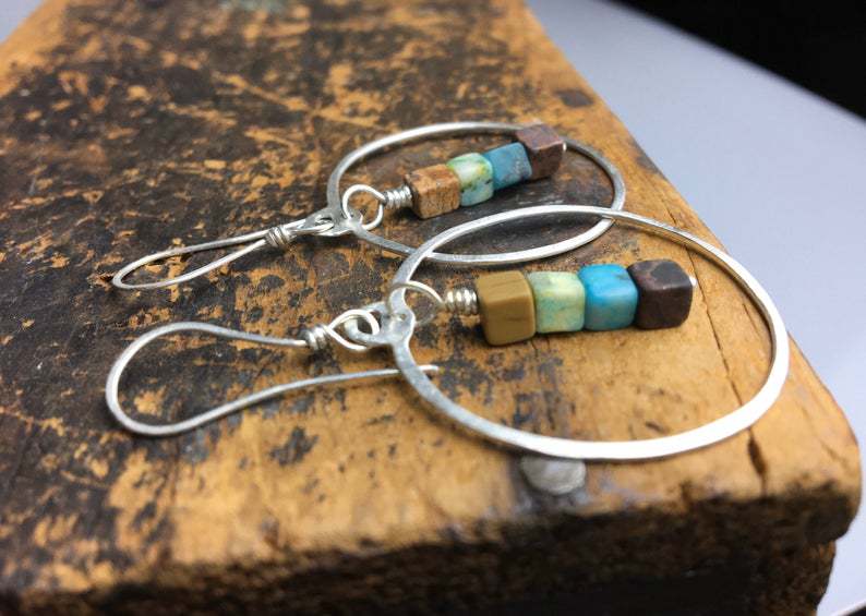 Delicate Artisan Silver Earring