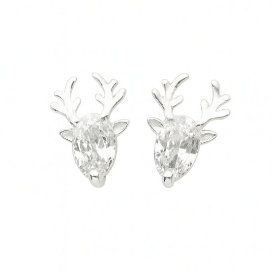 Christmas Silver Earrings