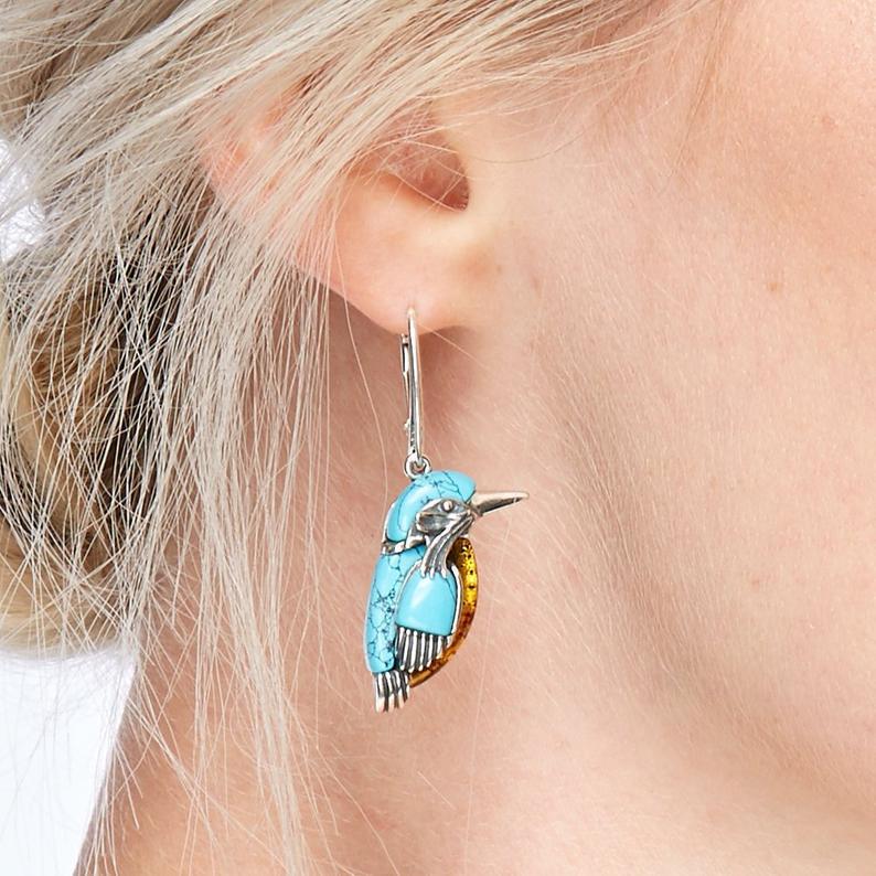 Delicate Artisan Silver Earring