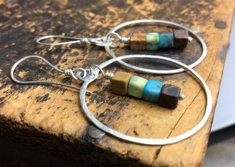 Delicate Artisan Silver Earring
