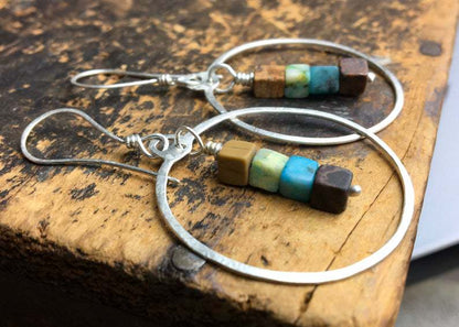 Delicate Artisan Silver Earring
