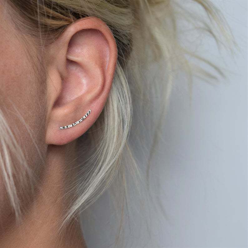 Romantic Silver Earring for Special Moments