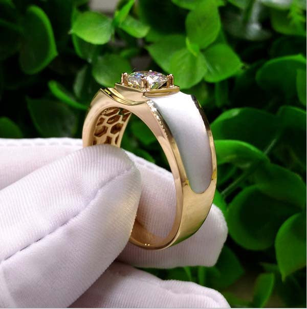 Delicate Artisan Gold Ring