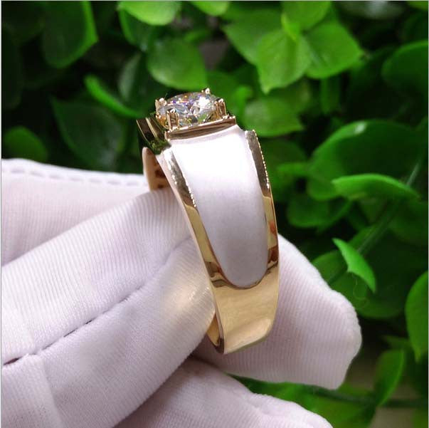 Delicate Artisan Gold Ring