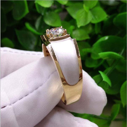 Delicate Artisan Gold Ring