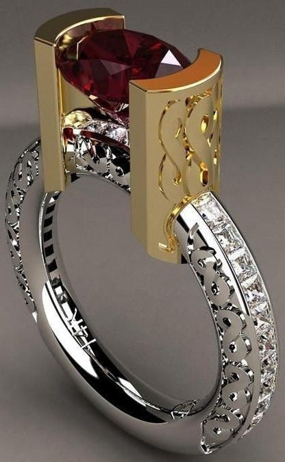 Delicate Artisan Gold Ring