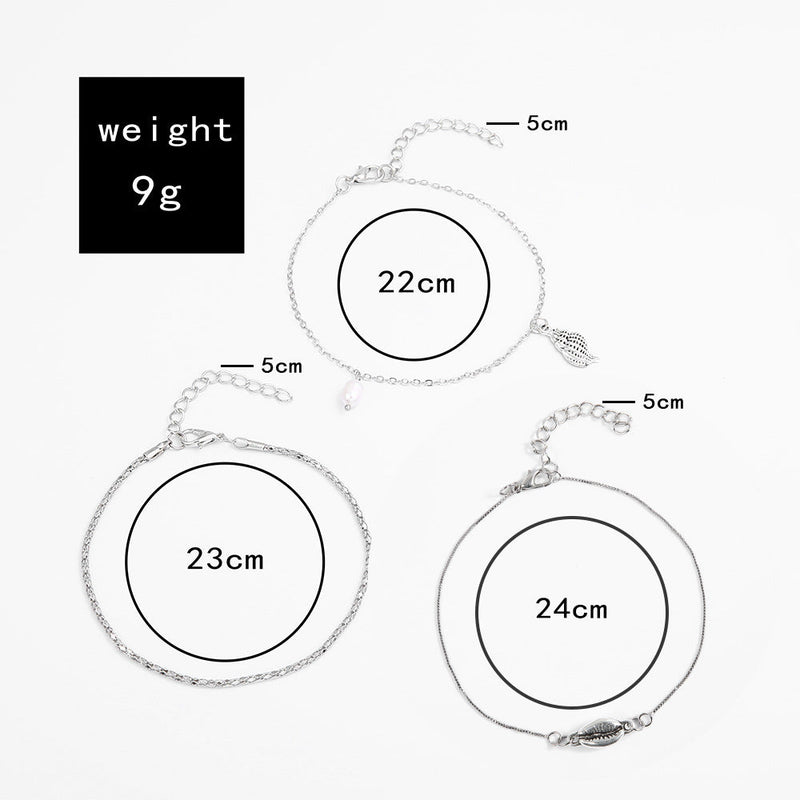 Classic Pearl Anklet with Timeless Appeal