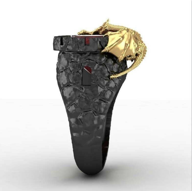 Delicate Artisan Gold Ring