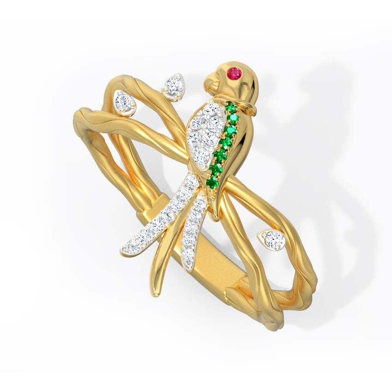 Beautiful Gold Ring with Unique Style