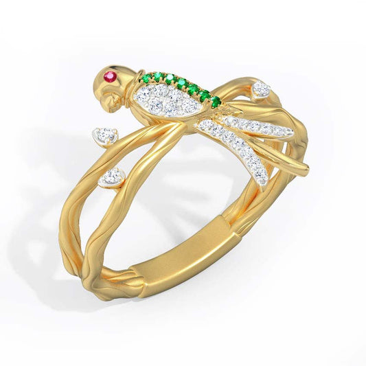 Beautiful Gold Ring with Unique Style