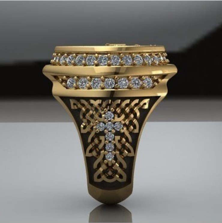 Beautiful Gold Ring with Unique Style