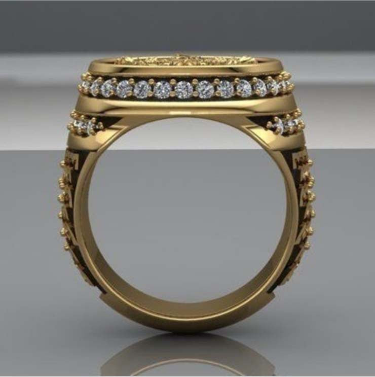 Beautiful Gold Ring with Unique Style