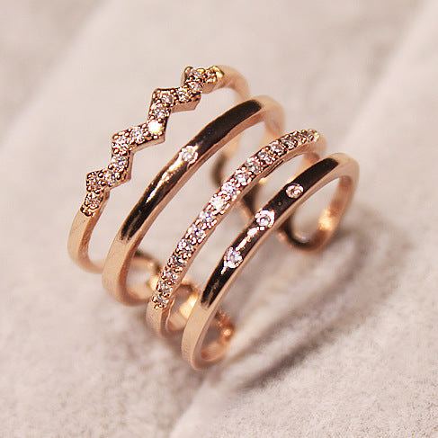Delicate Artisan Gold Ring