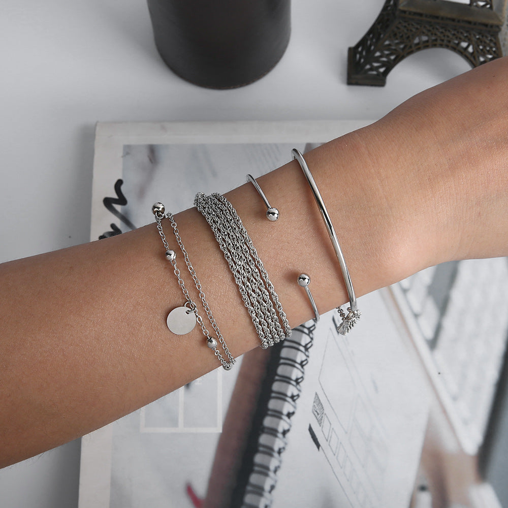 Delicate Artisan Silver Bracelet