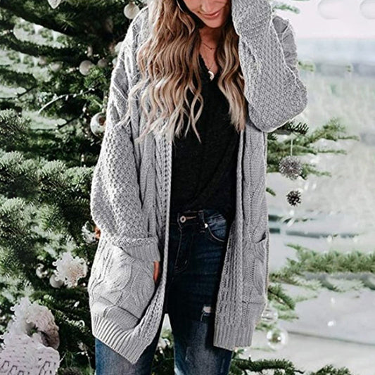 Casual Vintage Long Sleeve Sweater Cardigan elevenforest