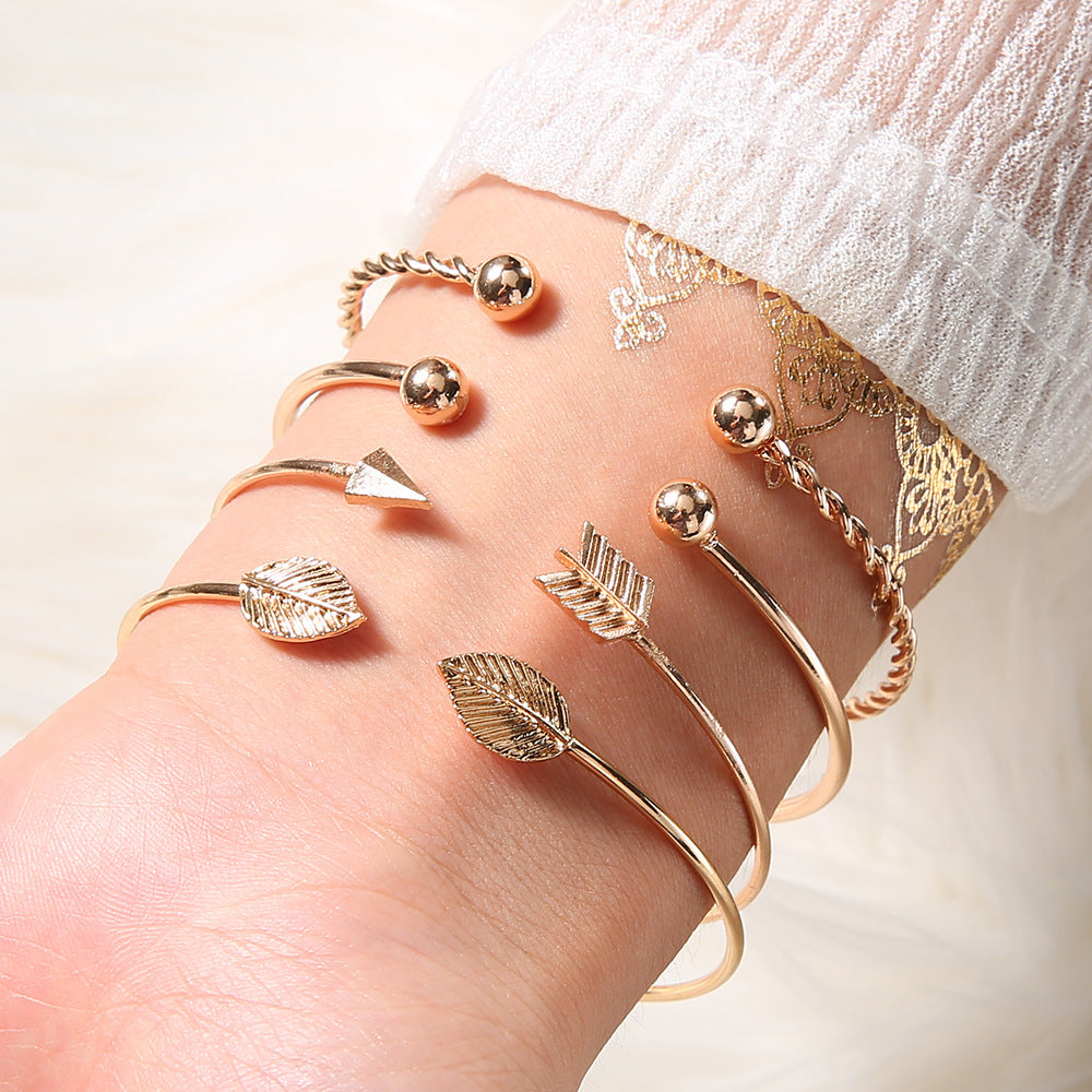Delicate Artisan Gold Bracelet