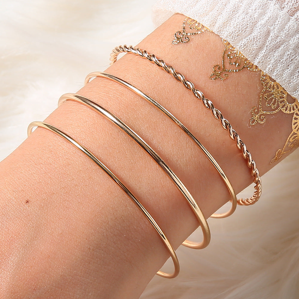 Delicate Artisan Gold Bracelet