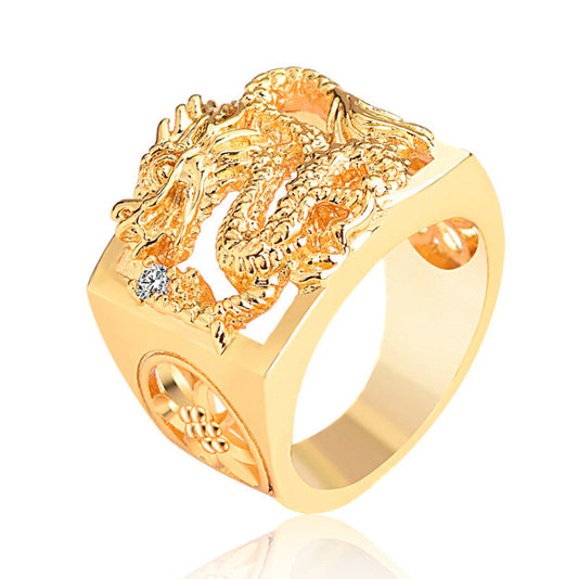 Delicate Artisan Gold Ring