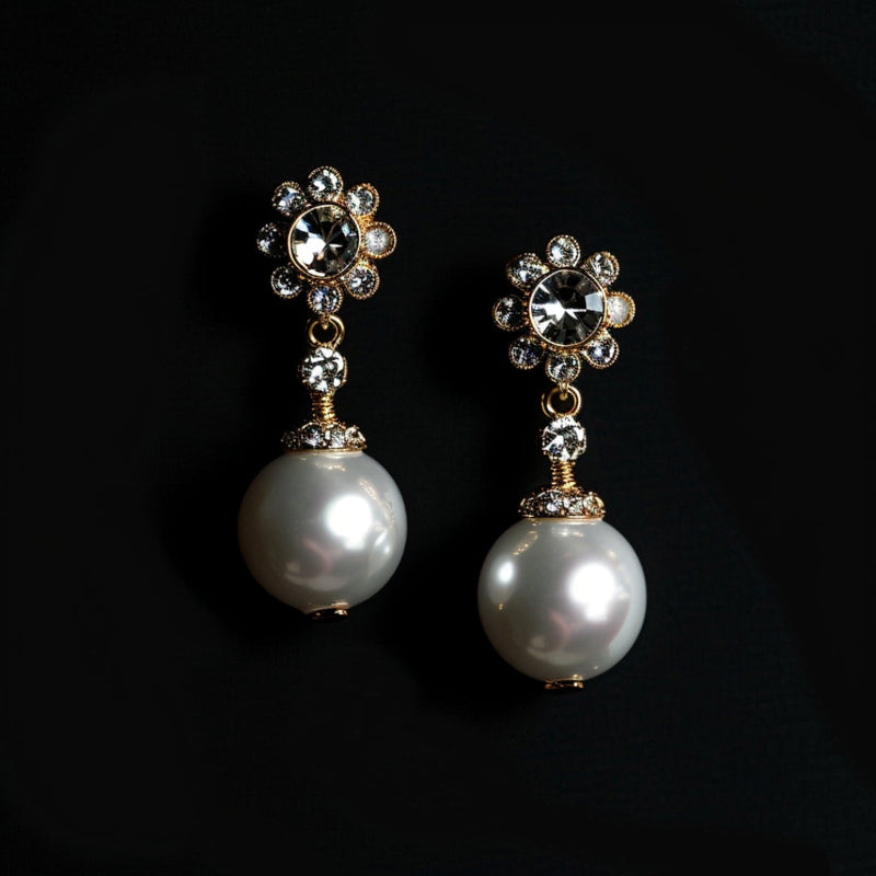 Delicate Artisan Pearl Earring