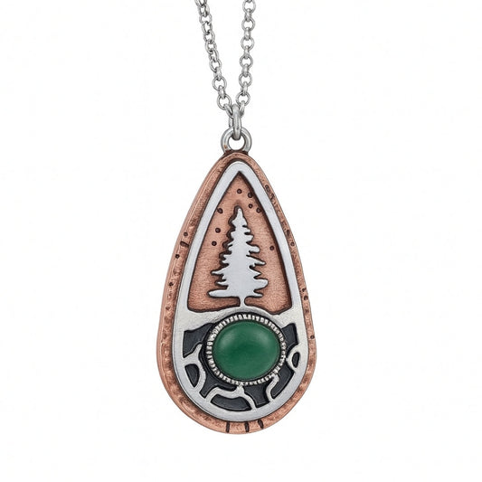 Evergreen Stone Necklace