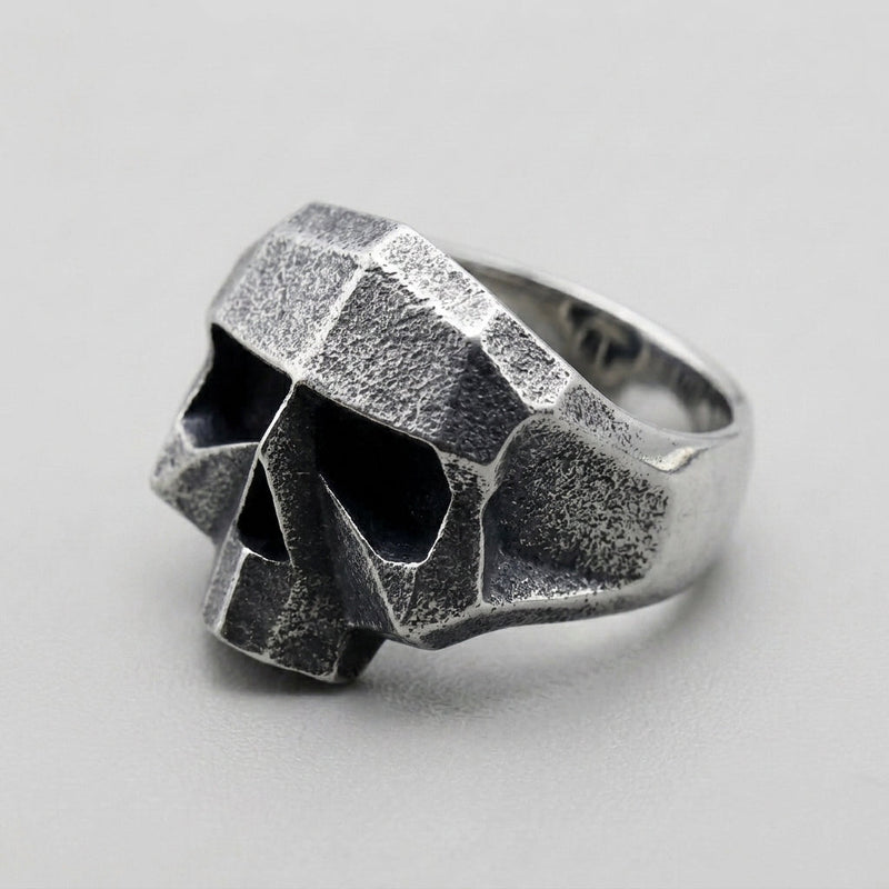 Chunky Skull Statement Ring