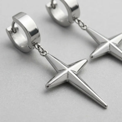 Razor Star Earrings