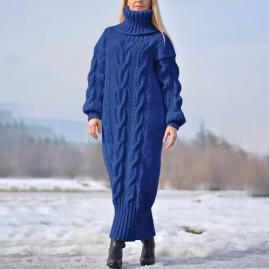 Maria Eugenia® | Turtleneck sweater, long dress