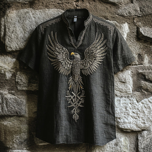 Men's Celtic Knot Eagle Totem Mythology Shirt artswardrobe