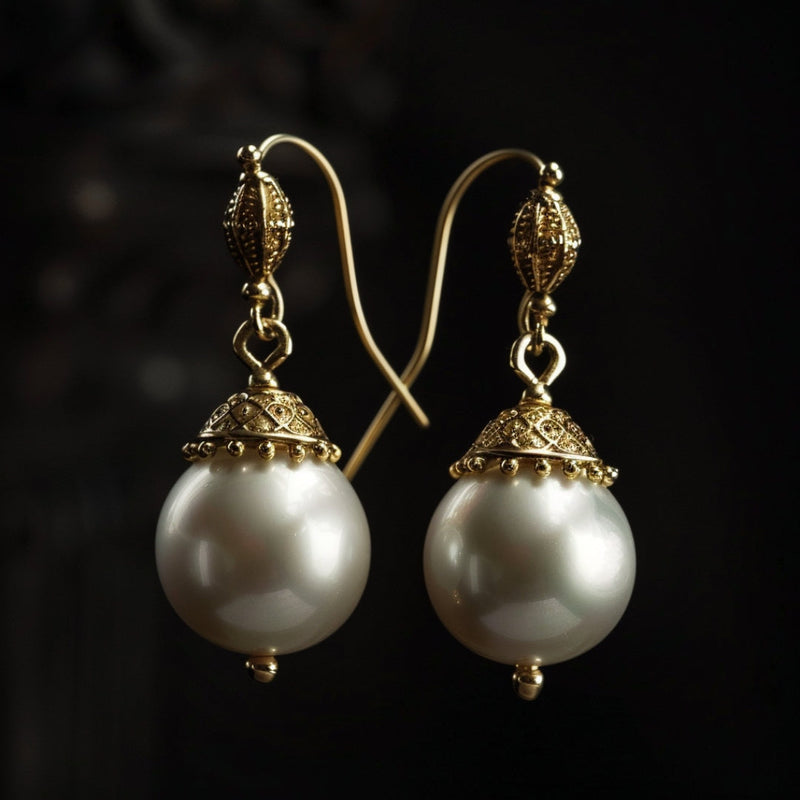 Vintage Handmade Pearl Earring