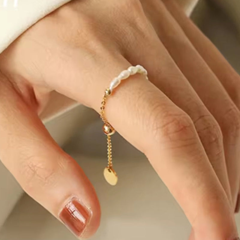 Romantic Pearl Ring for Special Moments