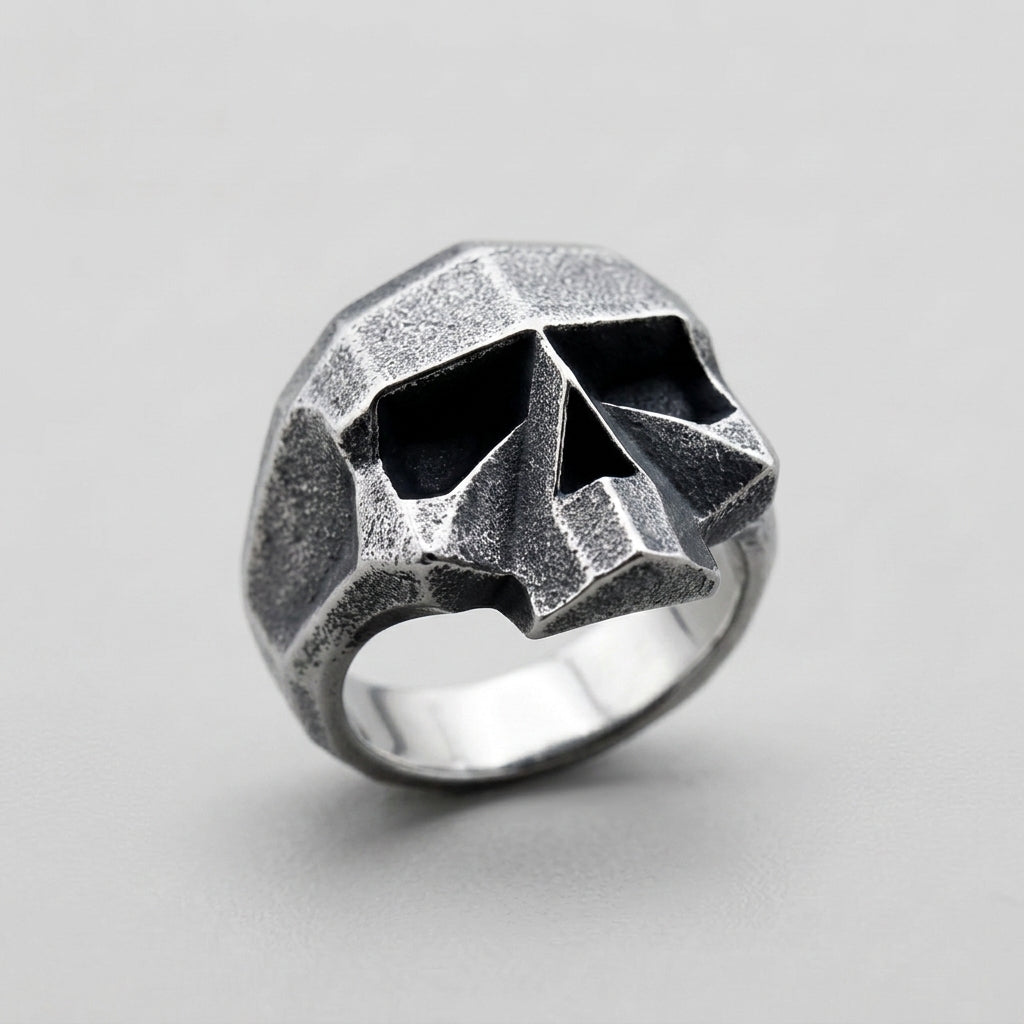 Chunky Skull Statement Ring