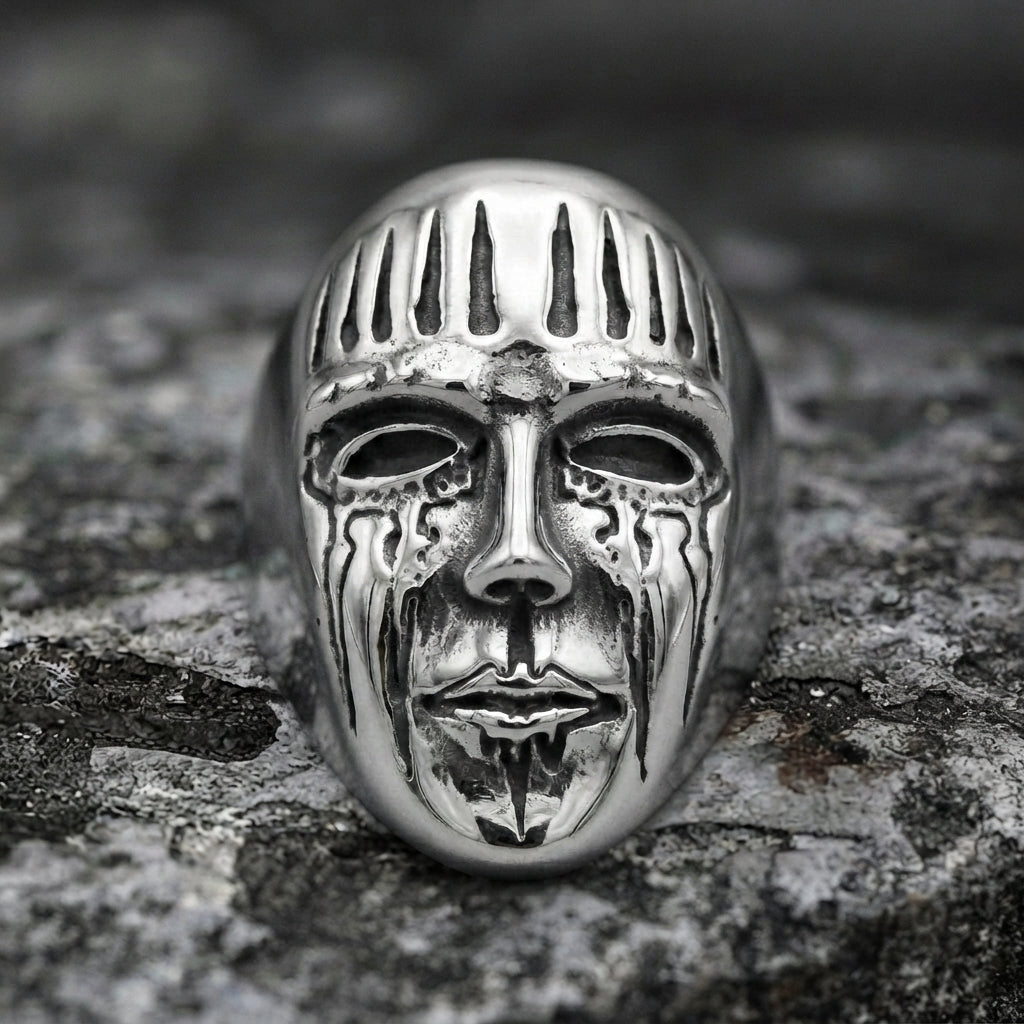 Joey Jordison Death Mask Ring