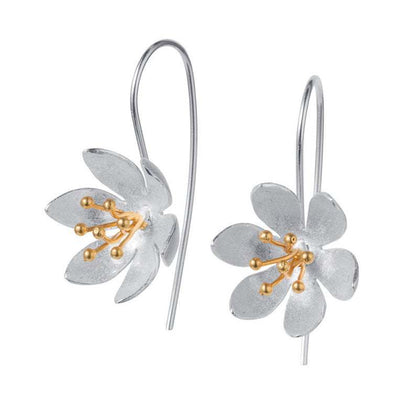Vintage Handmade Silver Earring