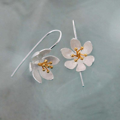 Vintage Handmade Silver Earring