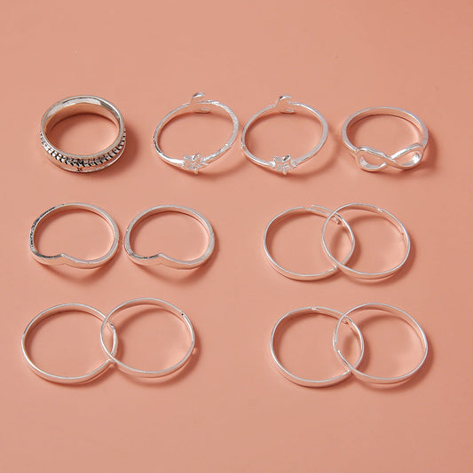 Romantic Silver Set for Special Moments