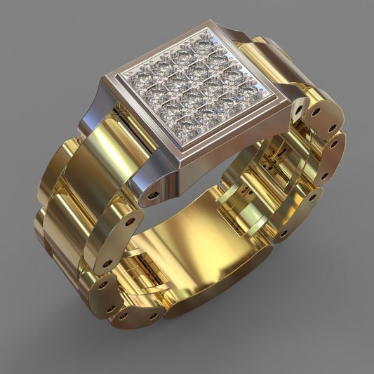 Vintage Handmade Gold Ring