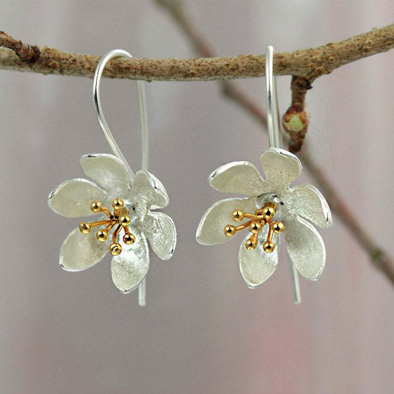 Vintage Handmade Silver Earring