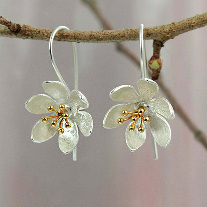 Vintage Handmade Silver Earring
