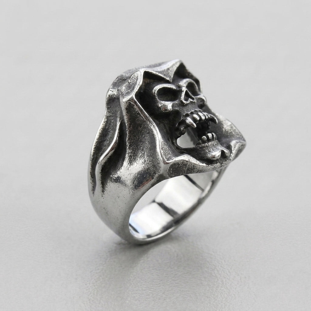 Screaming Skull Ring