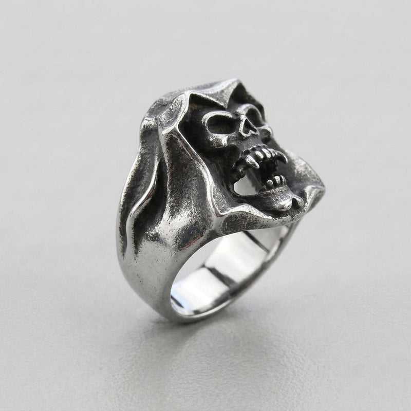 Screaming Skull Ring