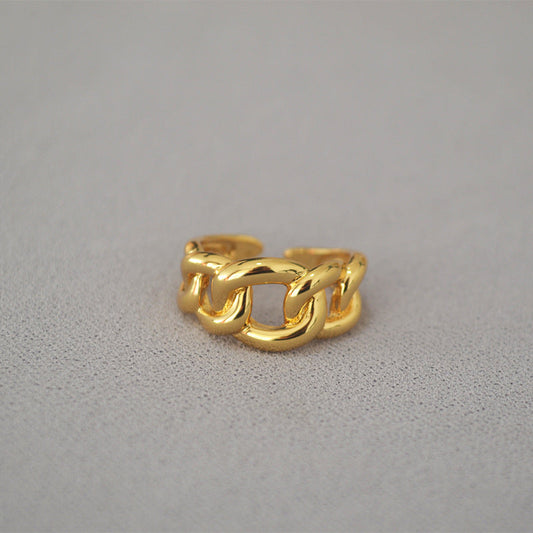 Vintage Handmade Gold Chain