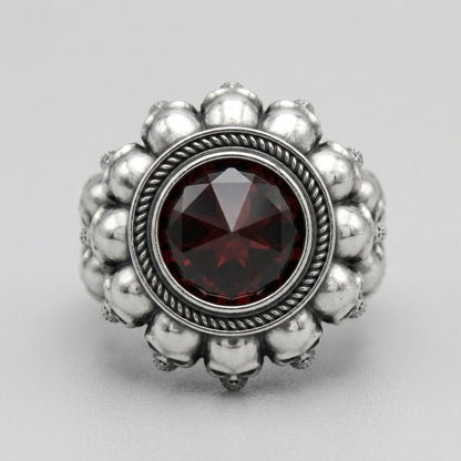 Crimson Throne Skull Ring
